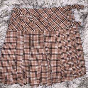 Girls plaid skort